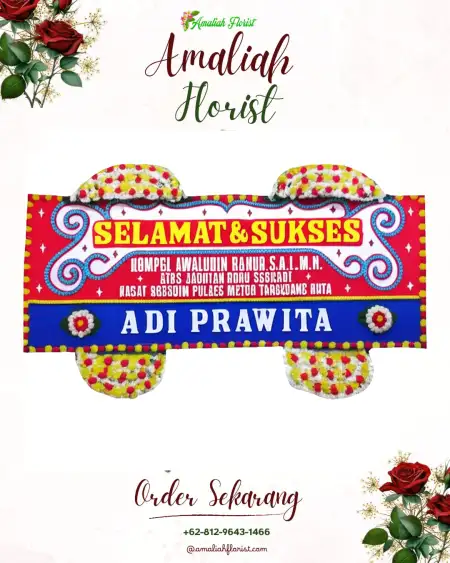 Papan Bunga Ucapan Selamat Layana Indah